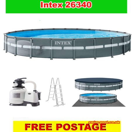 Intex Ultra Rondo XTR 26340 Swimming Pool Frame Pool Set Diameter 732 x 132 cm