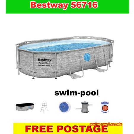 Bestway 56716  549x274x122 cm  Above Ground Swimming Pool model 2022
