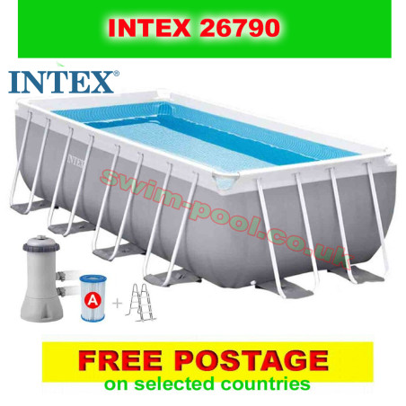 Intex 26790 13 ft 400x200x122 cm Prism Frame Rectangular  swimming pool
