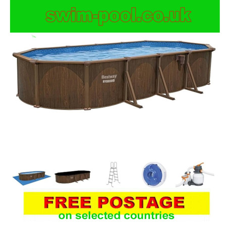Bestway 561CW Hydrium 24' x 12' x 52" Oval Above Ground Swimming Pool