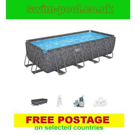 Bestway 561KA  Rectangular Above Ground Swimming Pool 5.49m x 2.74m x 1.32m